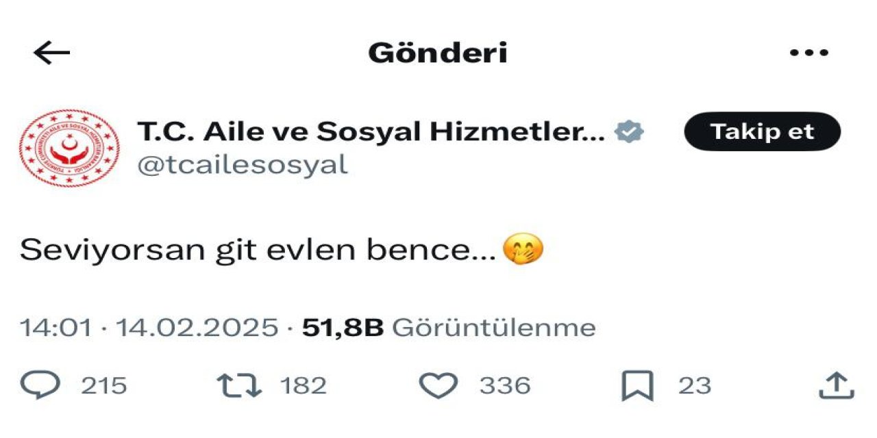 Aile Bakanlığı'ndan Sevgililer Günü'ne özel tavsiye