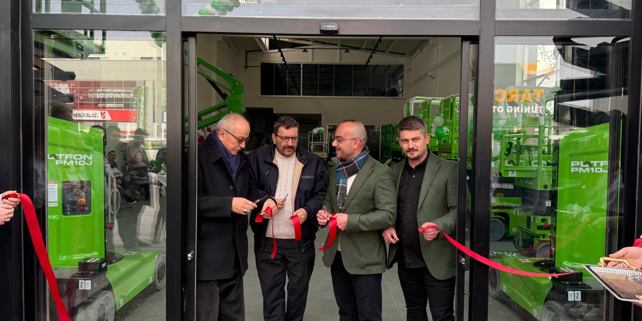 Platfon Makine yeni showroomunu açtı