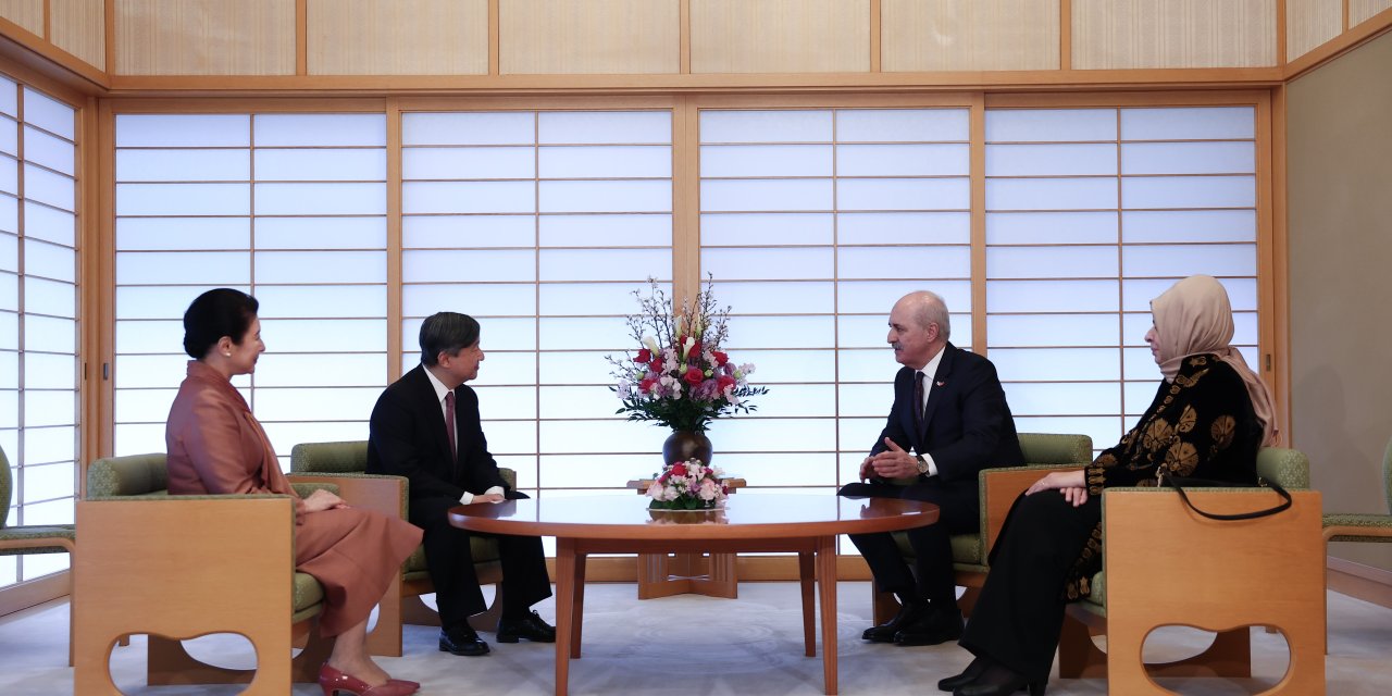 TBMM Başkanı Kurtulmuş, Tokyo'da İmparatorluk Sarayı'nda