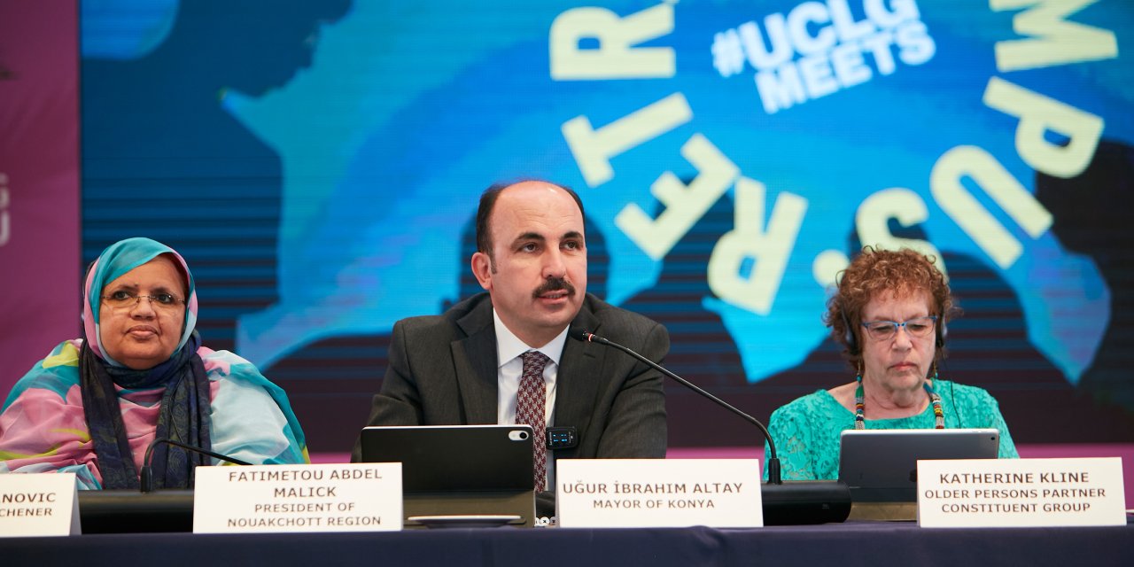 Başkan Altay Barselona’da konuştu, İsrail’e yaptırım istedi