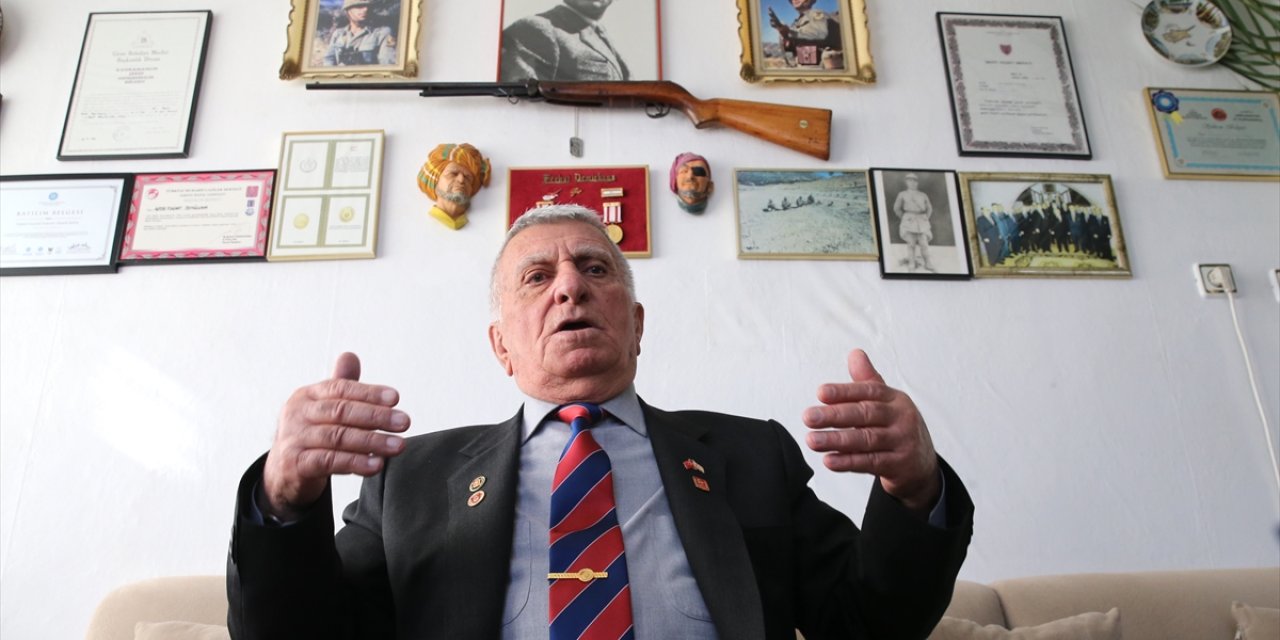 Konyalı gazi yarım asırlık hikayeyi resimlerle anımsıyor