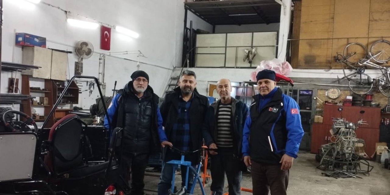 Konyalı usta blender çalıştıran bisiklet yaptı