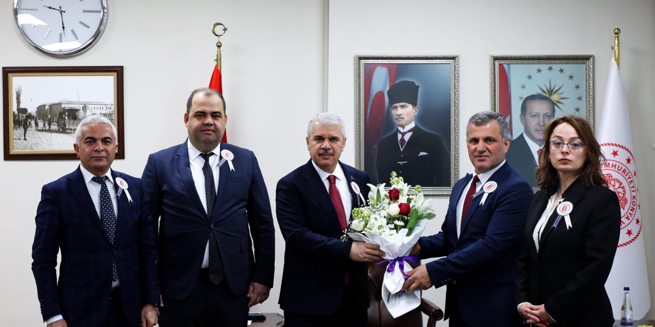 Konya Valisi Akın’a Vergi Haftası ziyareti