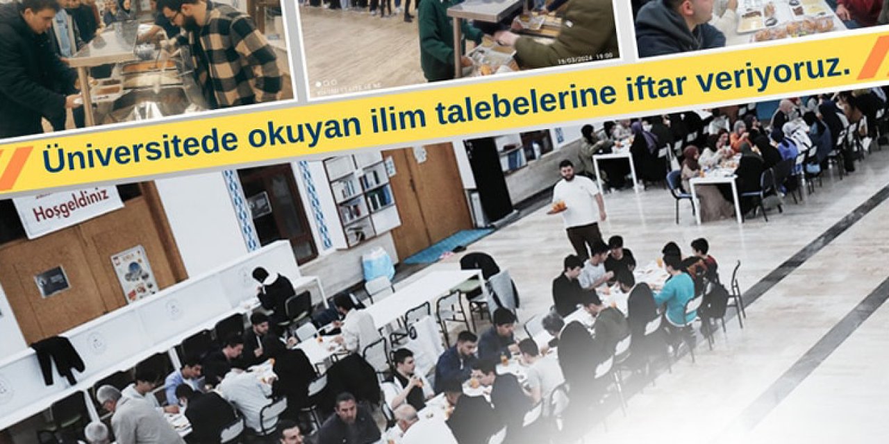 Konya'da üniversite öğrencileri için iftar kampanyası