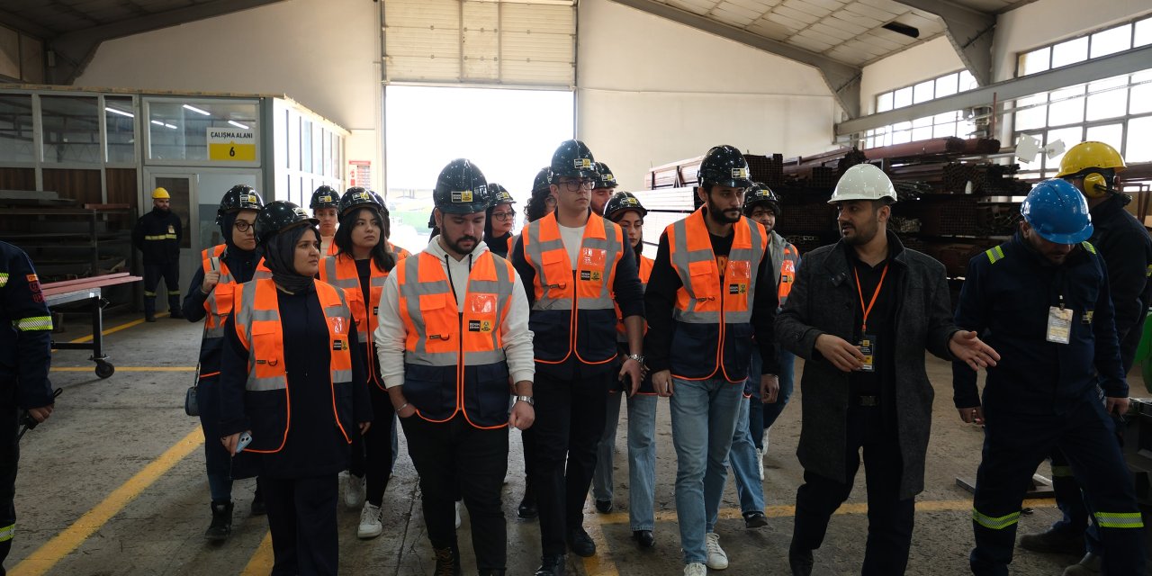 Konya'nın altyapı hizmetleri mühendis adaylarına tanıtıldı