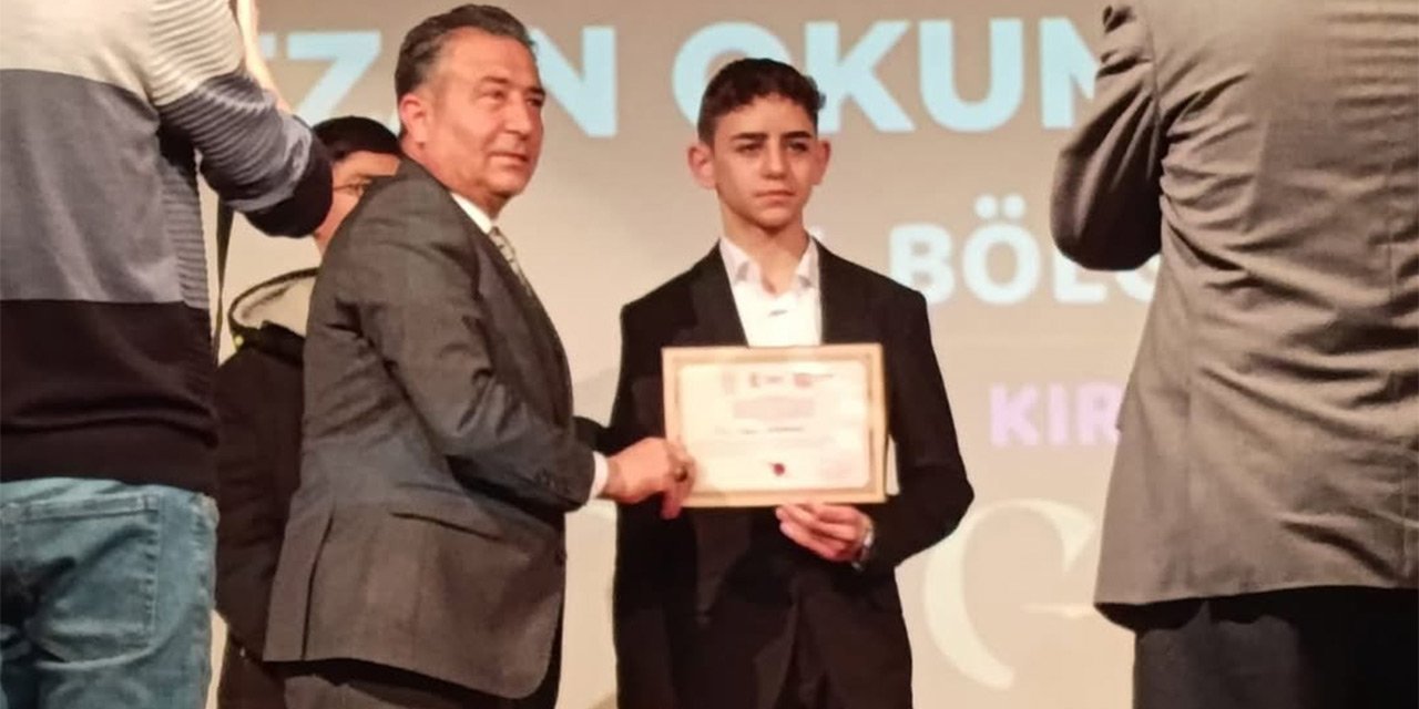 Konyalı öğrenci bölge finalinde ikinci oldu