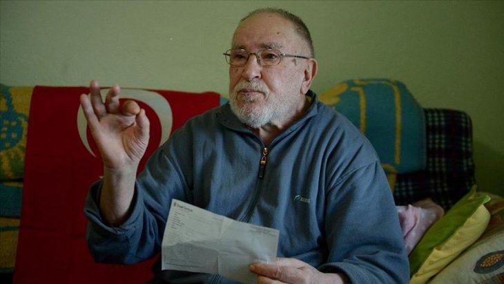 Rahim Dede 'kefen parasını' Mehmetçik Vakfına bağışladı