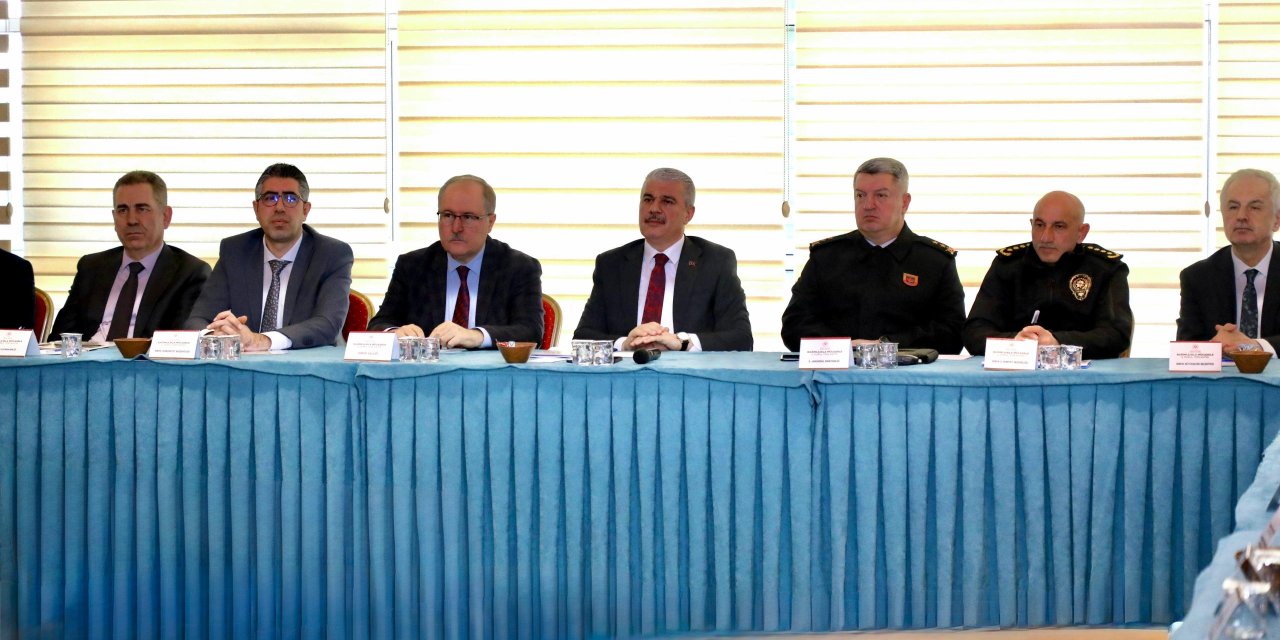 Günümüzün büyük sorunu Konya’da Vali başkanlığında ele alındı