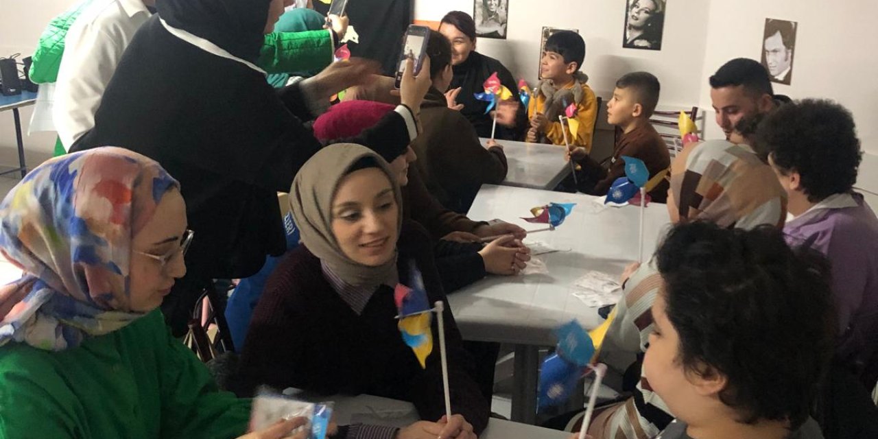 Konya'da özel çocuklara anlamlı dokunuş
