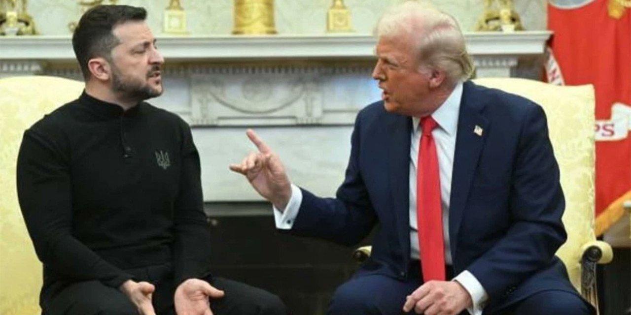 Trump ve Zelenskiy kameralar önünde tartıştı