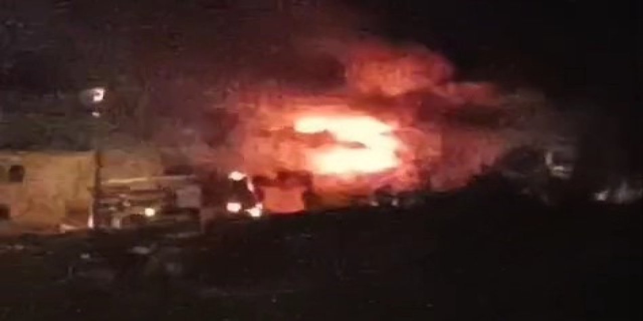 Eşi ve çocukları iftara gitti, alkollü şahıs evi ateşe verdi