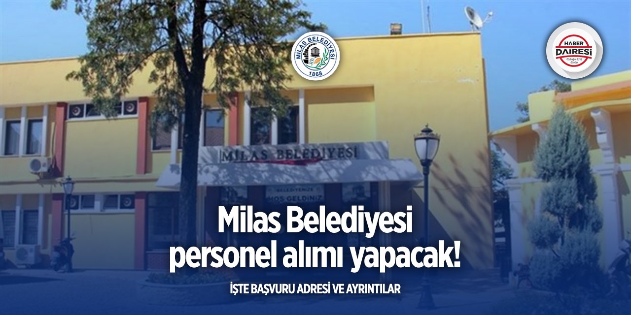 Muğla Milas Belediyesi personel alımı 2025