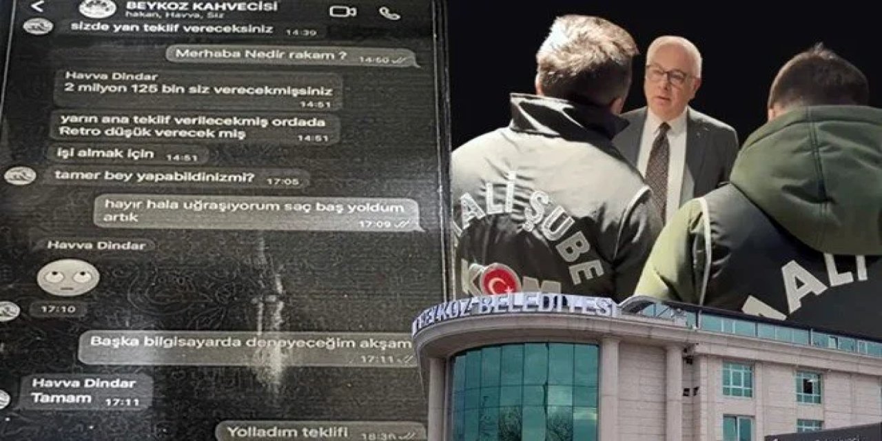 Beykoz Belediyesi operasyonunda Whatsapp yazışmaları ortaya çıktı
