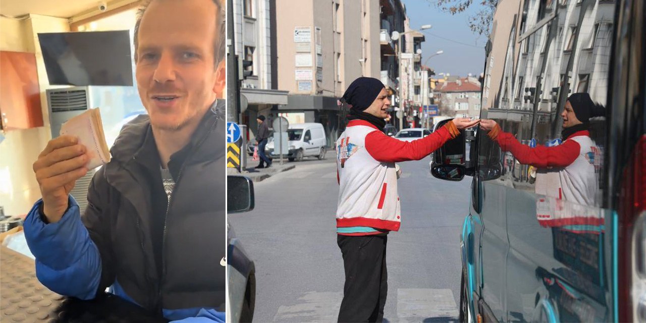 Konya’daki dilenciye meydan okudu! Günde 15 bin lira topladı