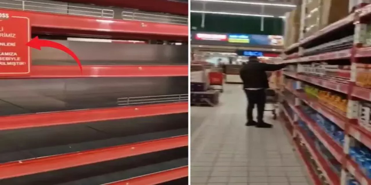 Ülker ürünlerini raflardan kaldıran markete tebrik yağıyor