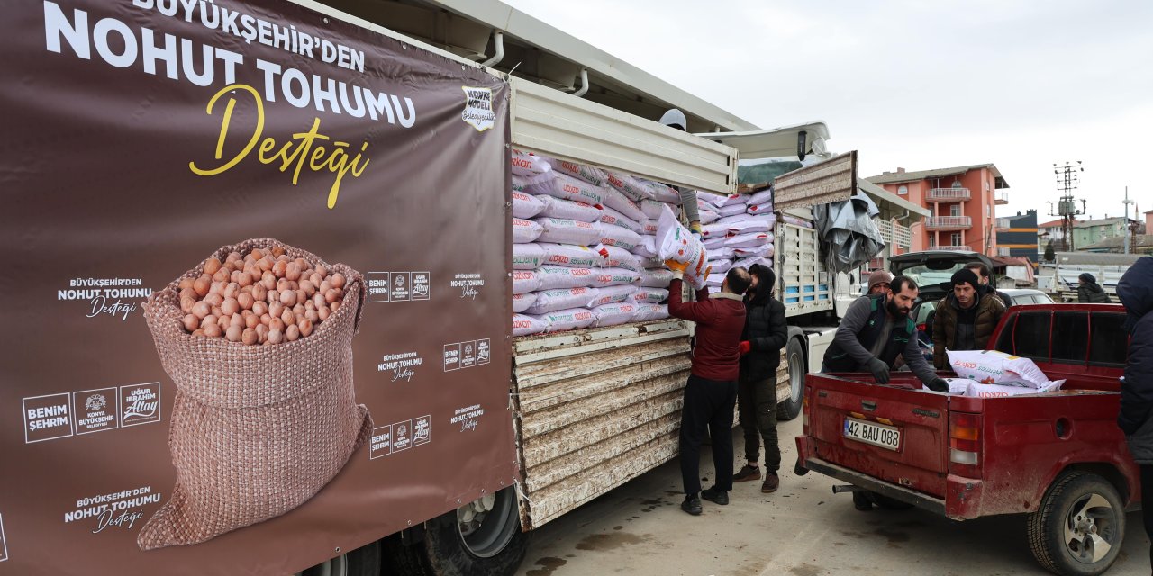 Konya Büyükşehir’den 31 ilçede çiftçiye büyük destek