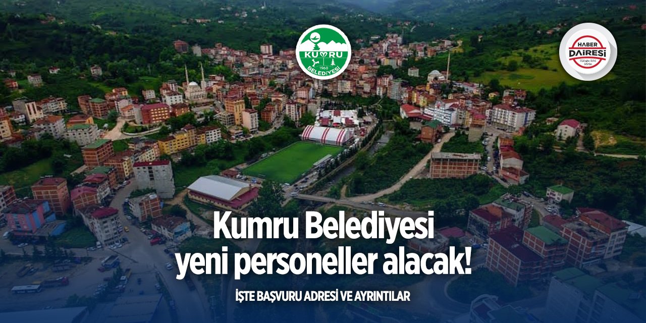 Ordu Kumru Belediyesi personel alımı 2025