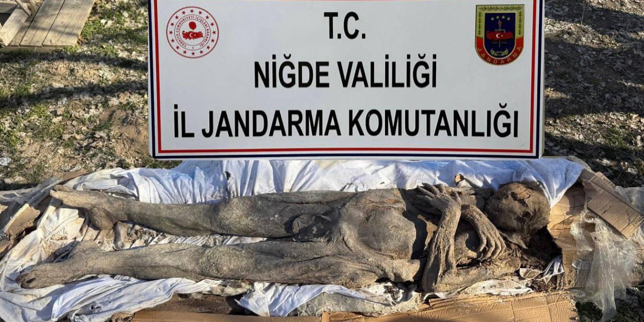 Orta Çağ mumyası satılırken ele geçirildi