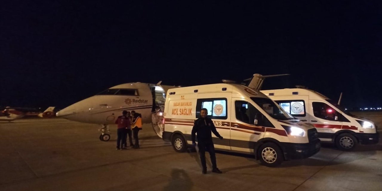 Ambulans uçak kalp rahatsızlığı olan bebek için havalandı