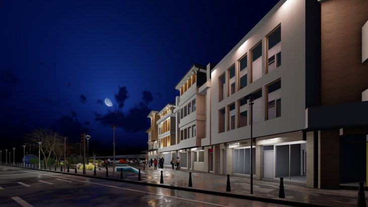 Alaaddin çevresinde cephe sağlıklaştırma çalışması başladı