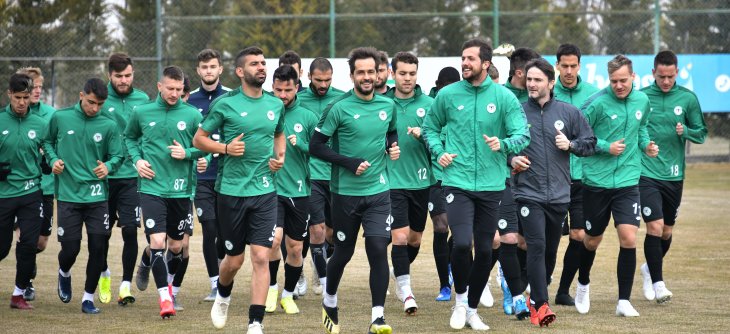 Konyaspor, Malatyaspor maçına hazırlanıyor