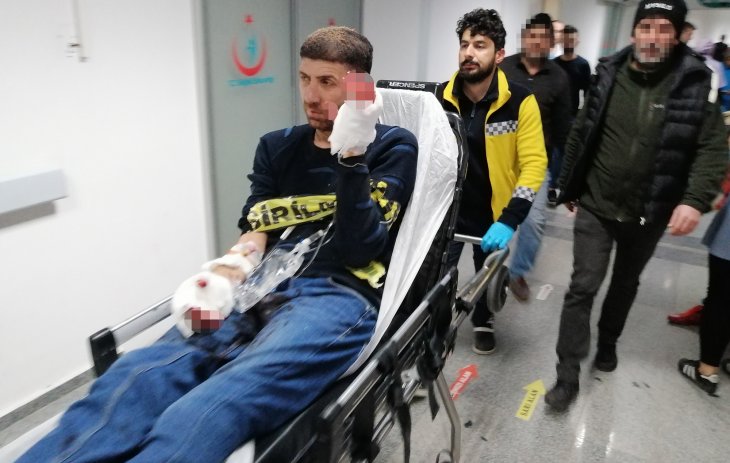 Havai fişek elinde patladı, ölümden döndü