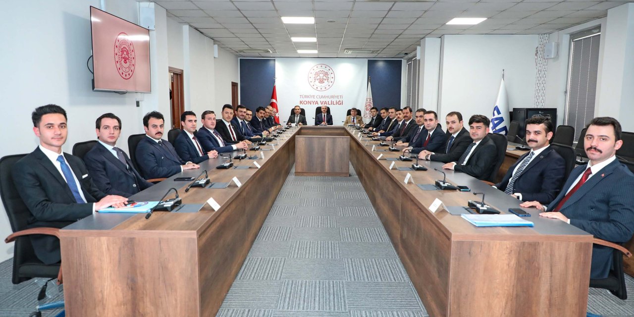 31 ilçe Kaymakamı Konya’da
