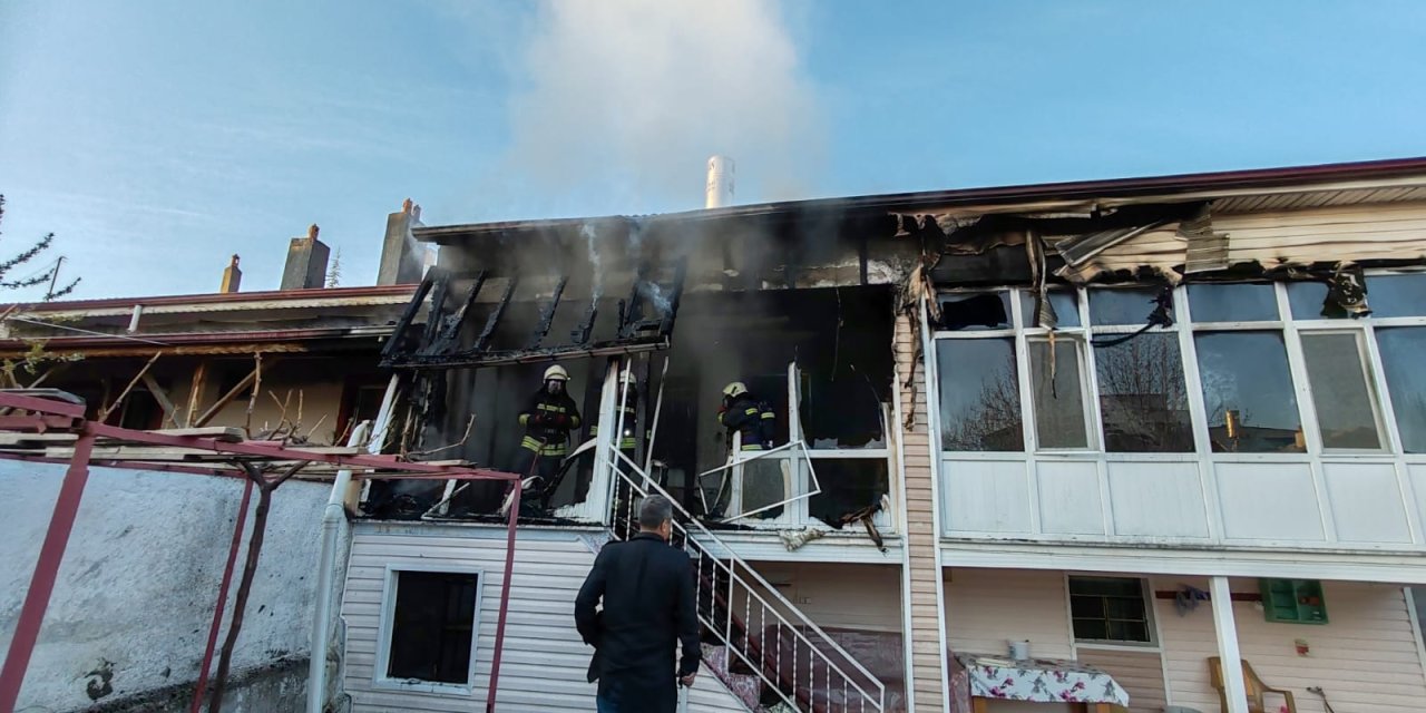 Konya’da eski koca dehşeti! Silahla saldırıp evi yaktı