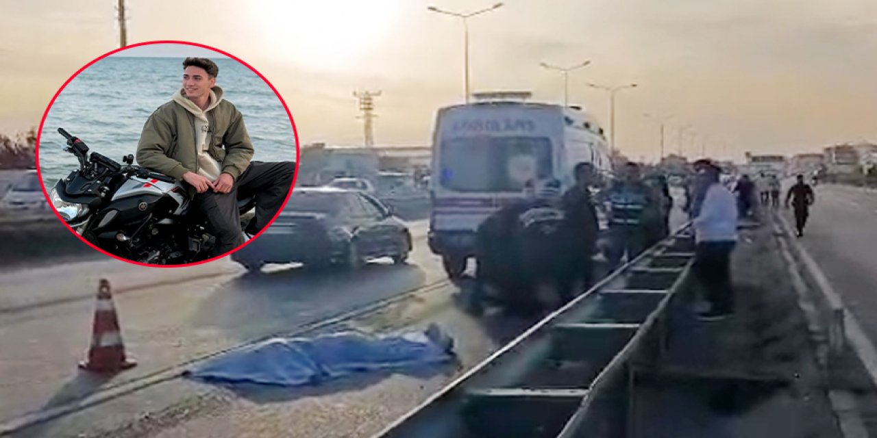 Babasıyla aynı kaderi paylaşan motosiklet sürücüsü hayatını kaybetti
