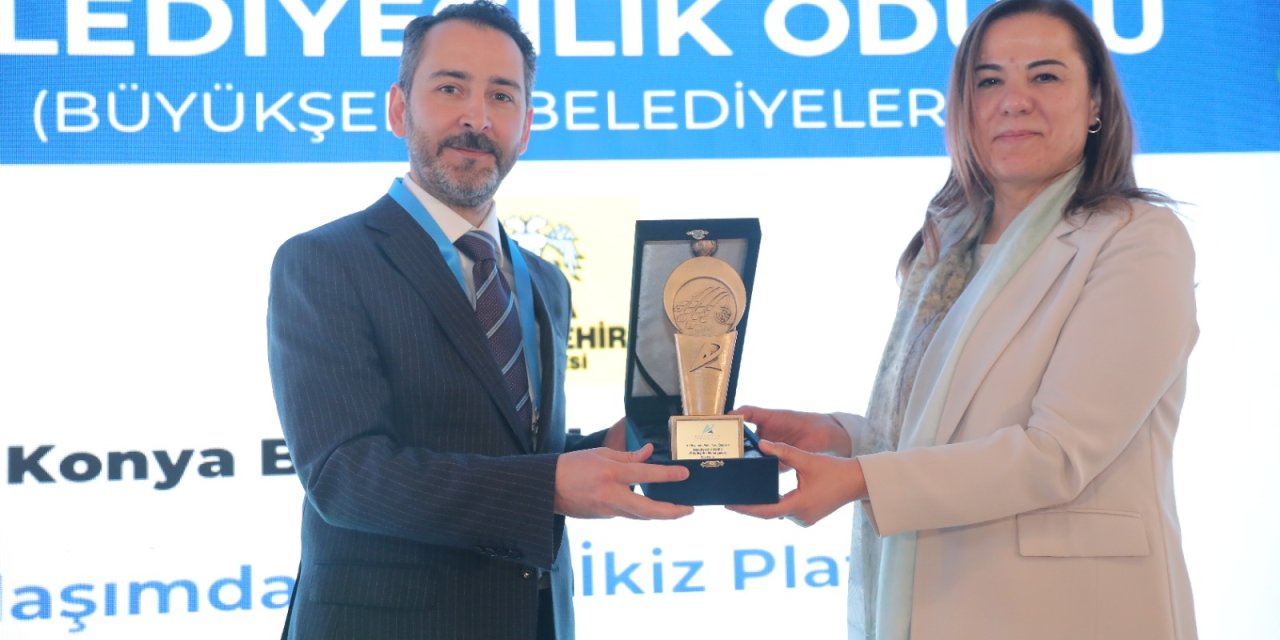 Konya’nın ulaşımda çığır açan çalışması ödül aldı