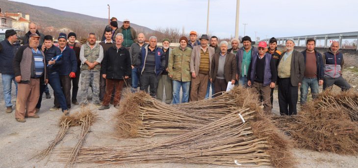 Konya Büyükşehir'den çiftçiye fidan ve fide desteği