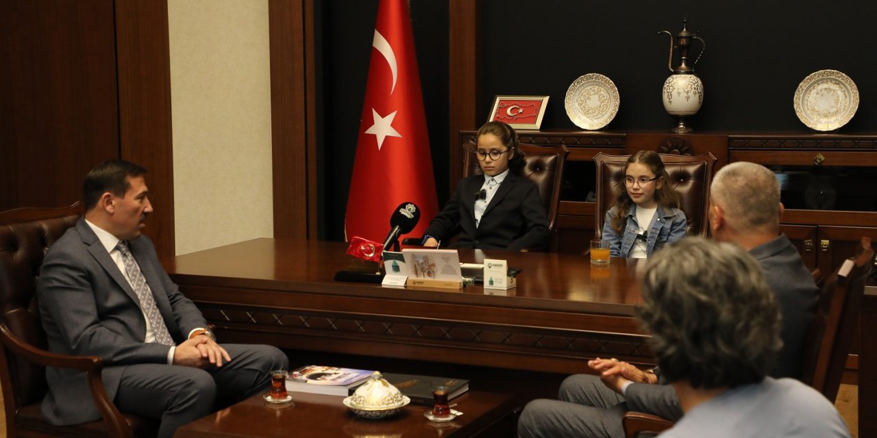 Karatay'da minik başkanlar koltuğu devraldı