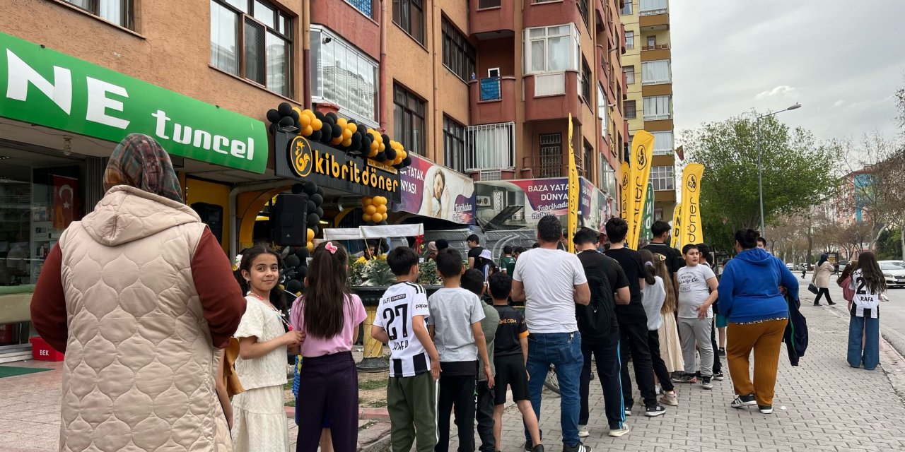 Konya’da bedava döner kuyruğu