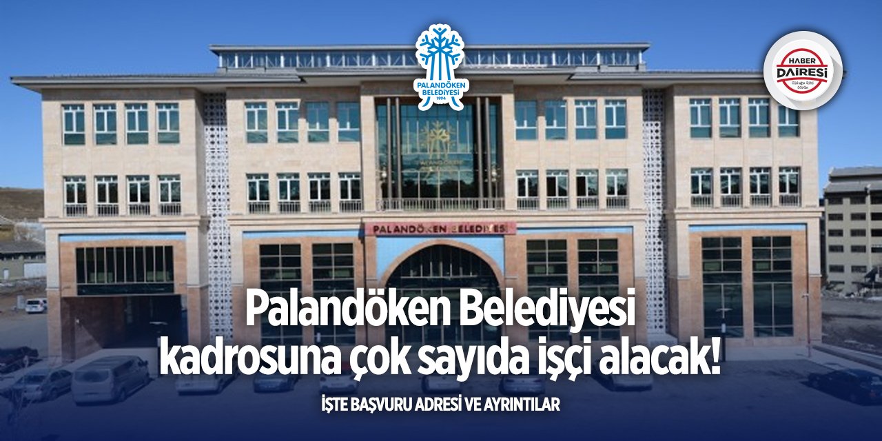Erzurum Palandöken Belediyesi personel alımı 2025