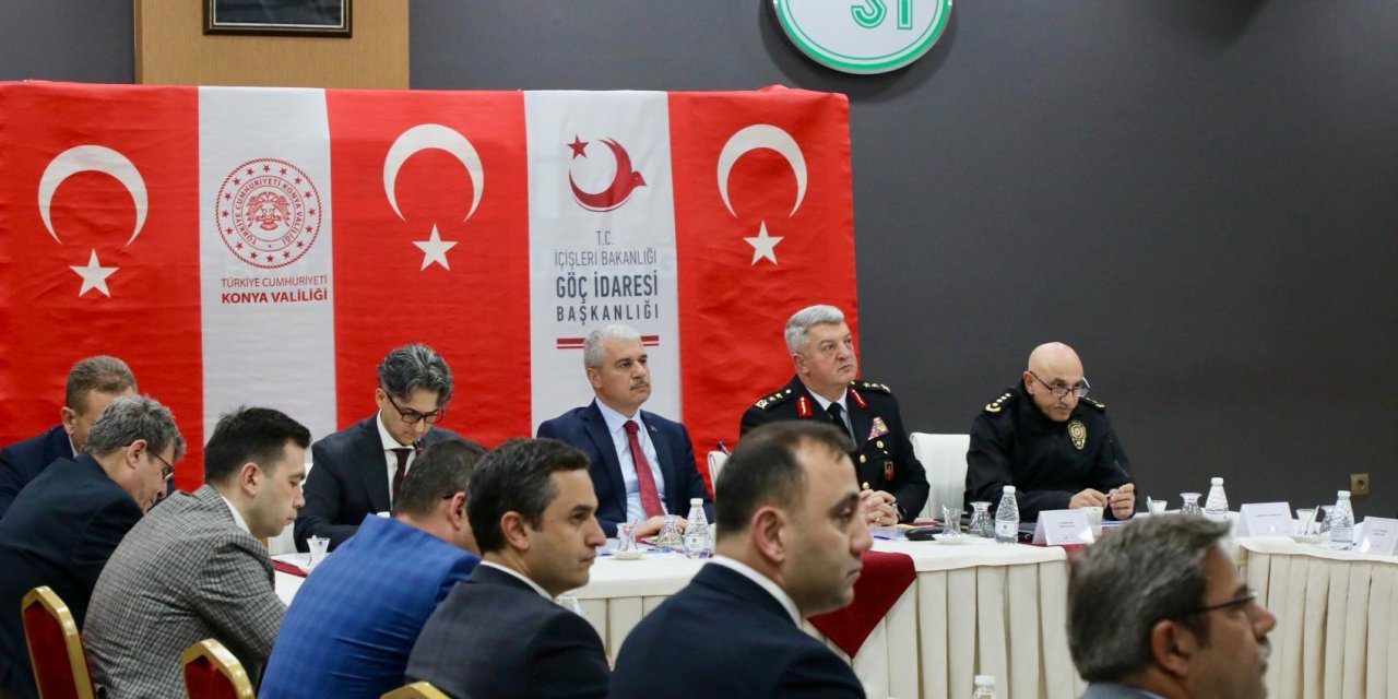 Konya'da göçle ilgili koordinasyon toplantısı