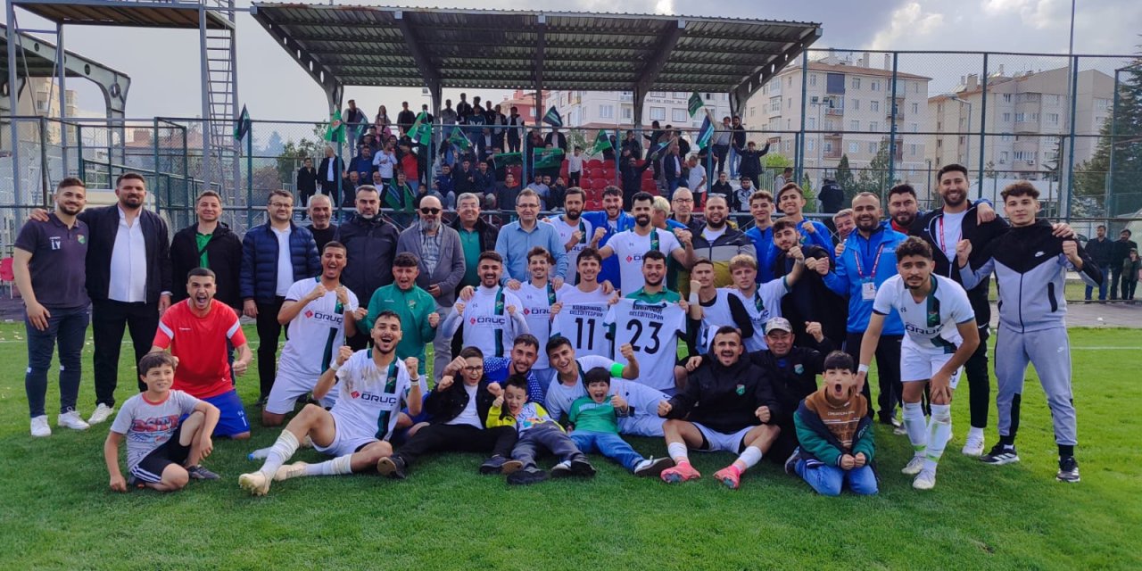 Karapınar Belediyespor Play-Off'ta bir üst tura çıktı
