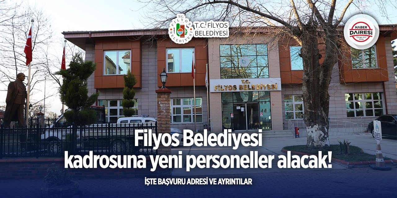 Zonguldak filyos Belediyesi personel alımı 2025