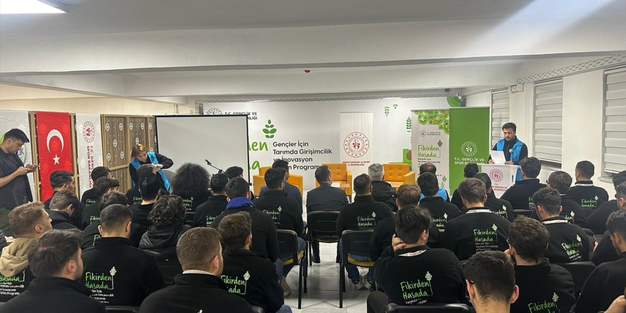 Konya’da tarım girişimcisi gençlerin katıldığı kamp devam ediyor