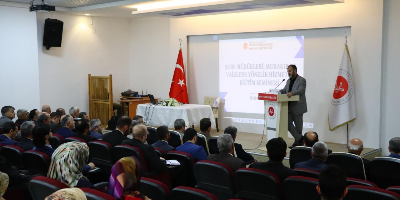 Konya’da diyanet denetçilerine sosyal medya üzerinden işlenen suçlar eğitimi