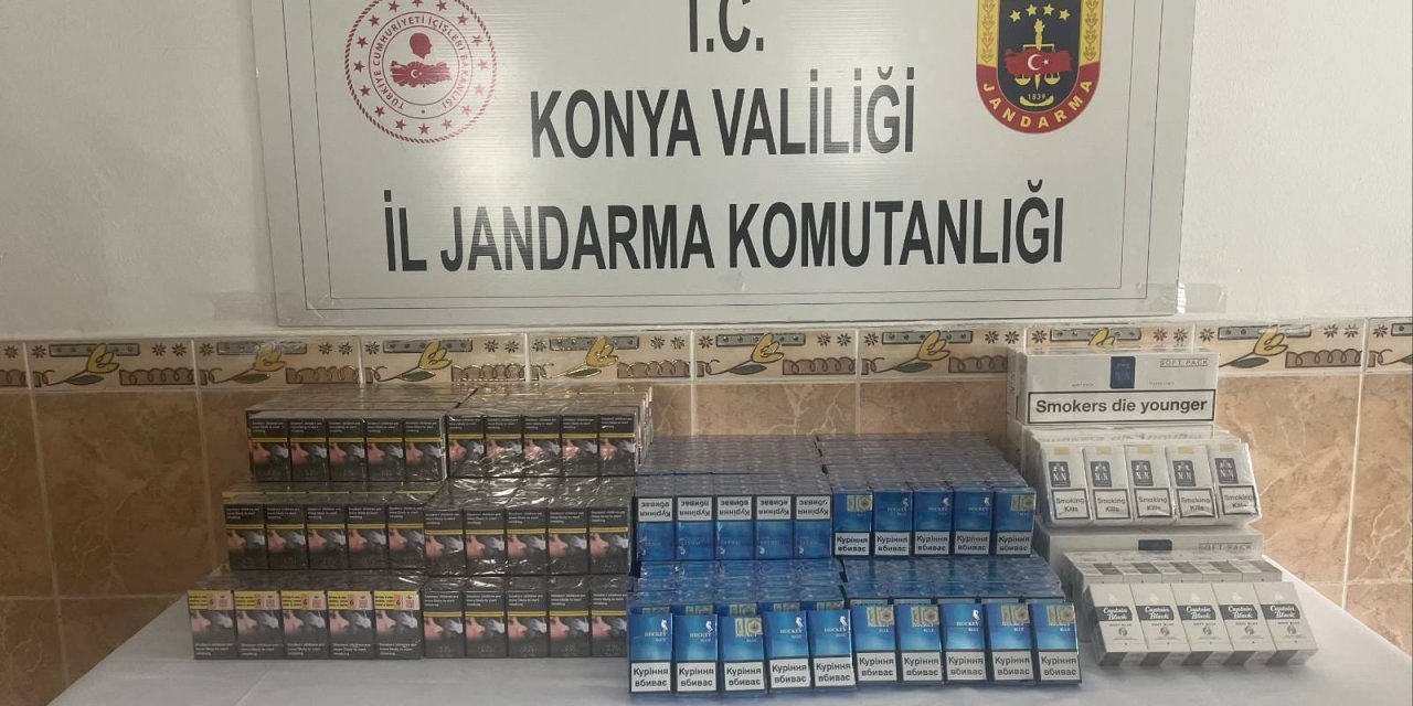 Konya Akşehir’de kaçak sigara operasyonu