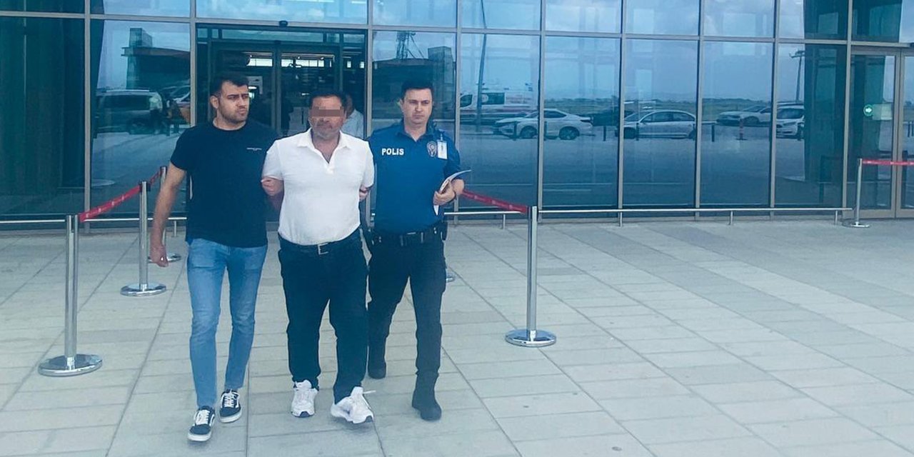 Kırmızı bültenle aranan hükümlü, havalimanında yakalandı