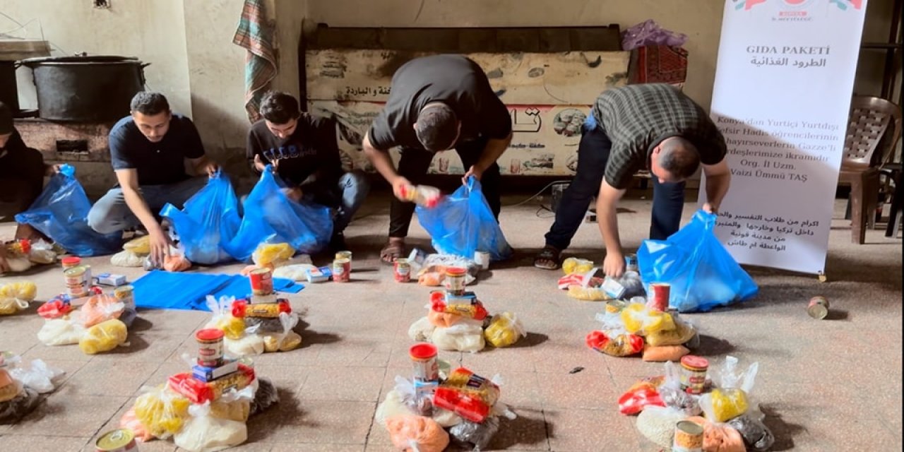 Konya'dan Gazze'ye umut eli