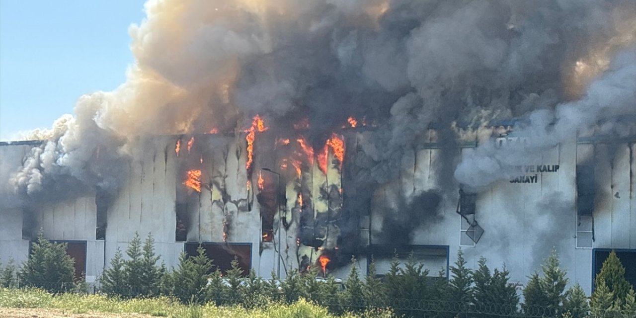 OSB’de korkutan yangın! Patlama sesleri duyuluyor