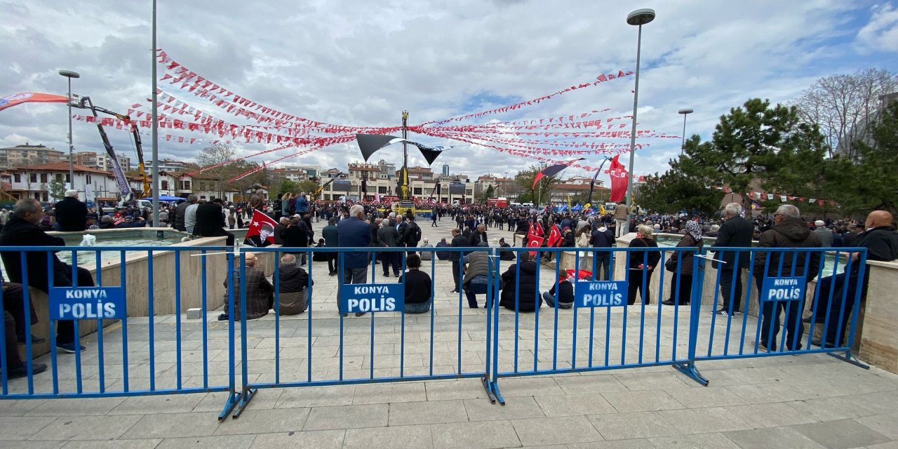 CHP Konya mitinginde bir Hanyalı eksik