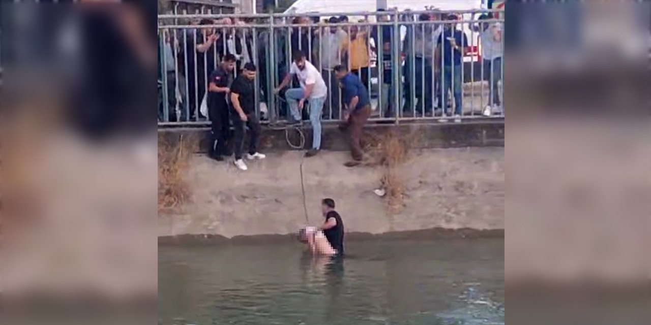 Sulama kanalına düşen adam kurtarılamadı