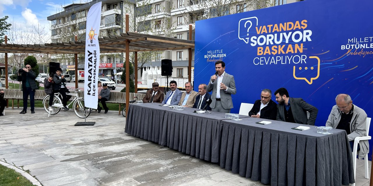 Karatay’da her mahalleye hizmet, her gönle dokunuş