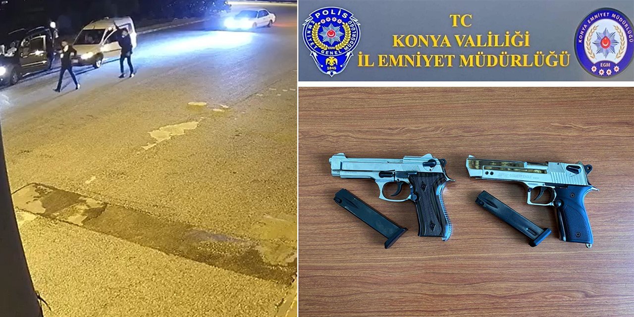 Yer Konya! Kurusıkıyla mahalleyi ayağa kaldırdılar