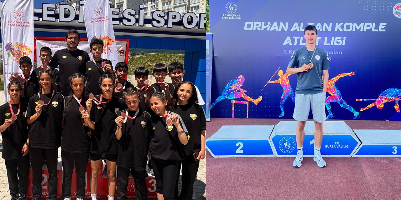 Konya Büyükşehir atletizmde madalyaları topladı