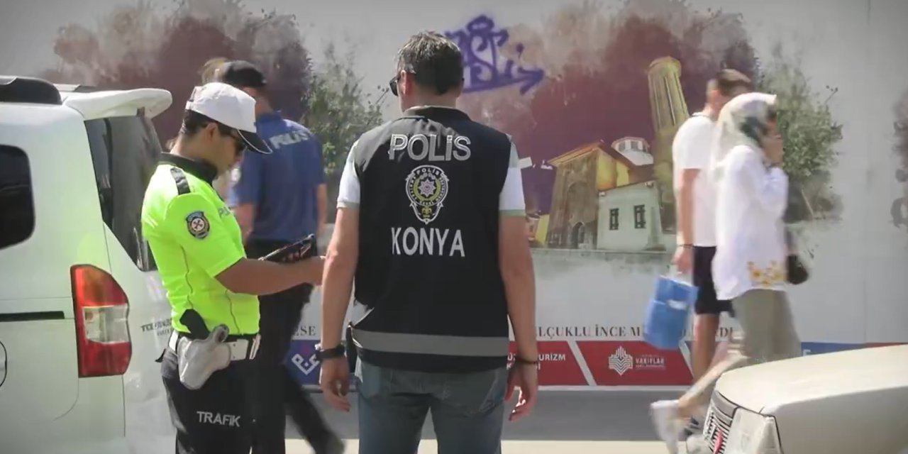 Emniyet Konya’nın huzur ve güvenliği için sahada