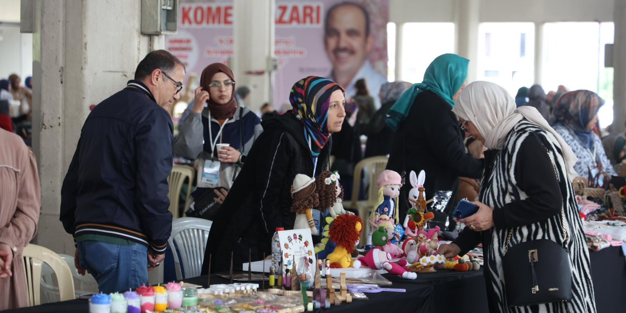 Konya’nın annelere özel pazarı açıldı